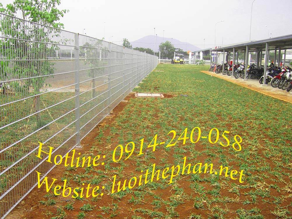 Hàng rào lưới dây ngang đôi
