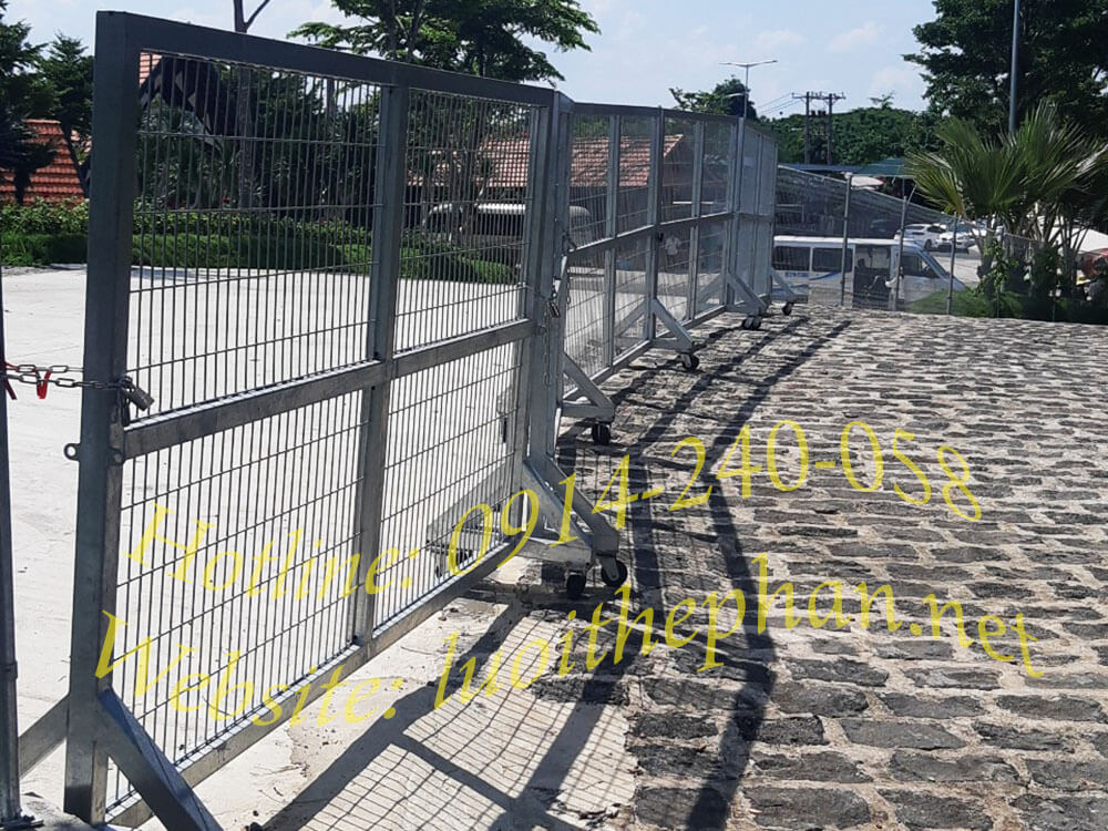 Hàng rào lưới hàn di động