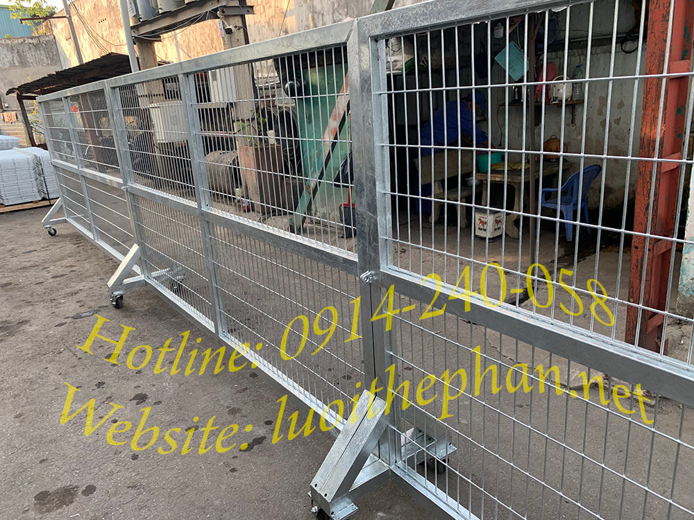 Hàng rào lưới hàn di động