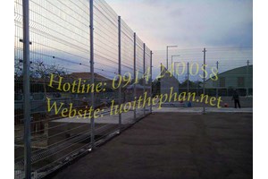 Hàng rào lưới sân tennis